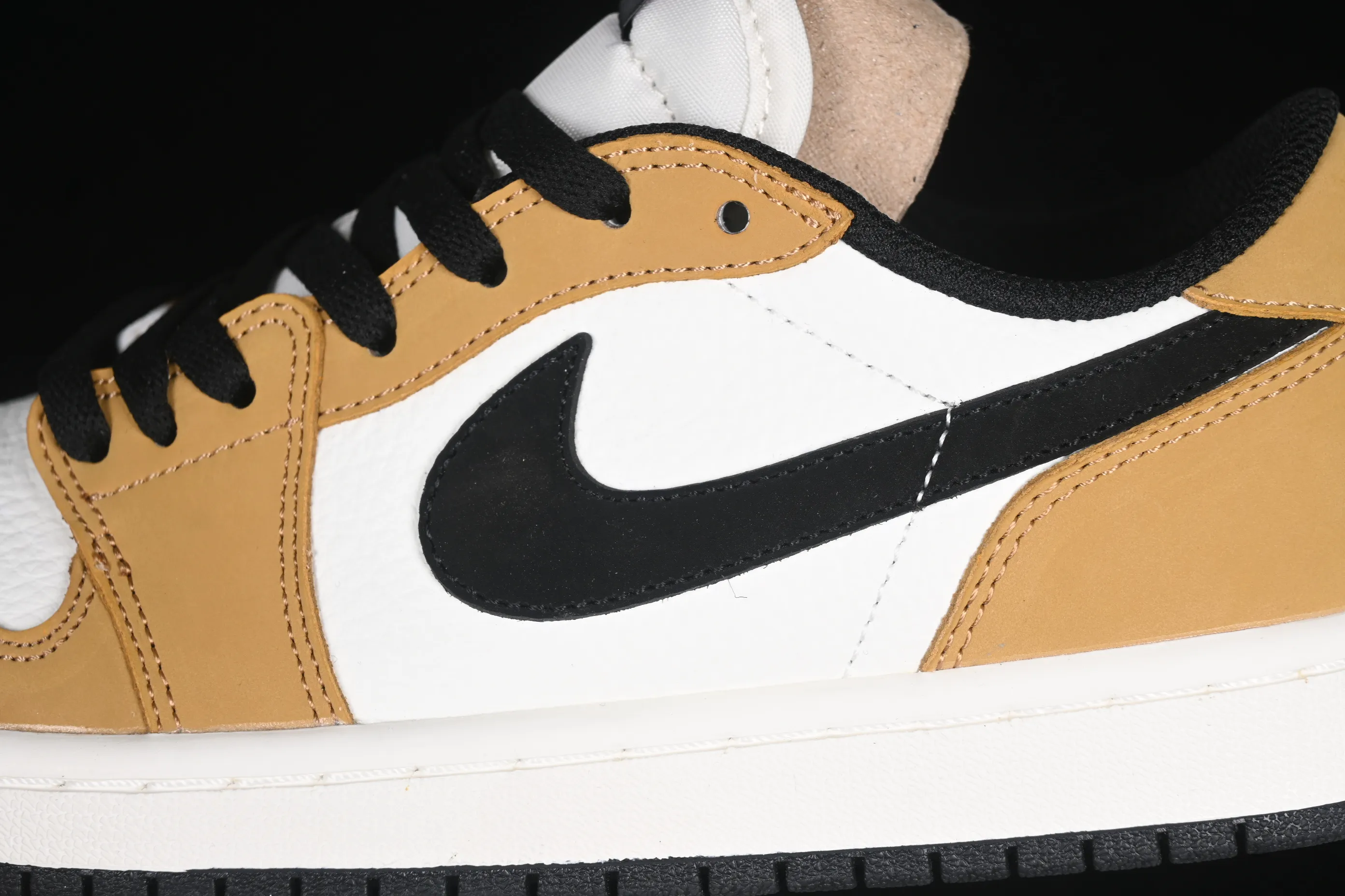 All categories Air Jordan Jordan series basketball shoes Air Jordan 1 Low Air Jordan 1 Low OG AJ1 Joe 1 white yellow black hook low-top cultural leisure sports sneakers CZ0790-107